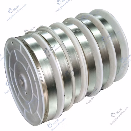 Linguette in nichel per materiali per batterie agli ioni di litio